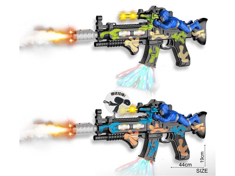 ELECTRIC GUN WITH LIGHT AND SOUND